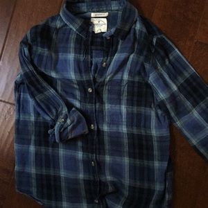 American Eagle Plaid Blouse